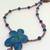 Tropical Flower Pendant Necklace 2 thumbnail