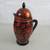 VTG 1970's Russian Khokhloma Hand Painted Lacquered Wood Pitcher 1 thumbnail