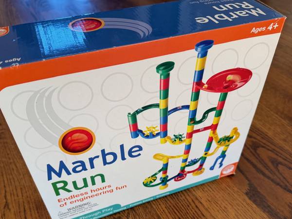 MindWare Marble Run - 55 Pieces & 15 Marbles 1