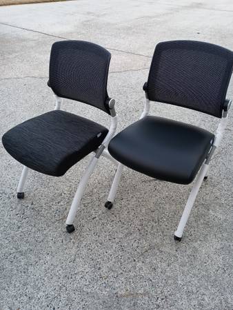 New NBF Mesh Back Nesting Office Desk Chairs 1