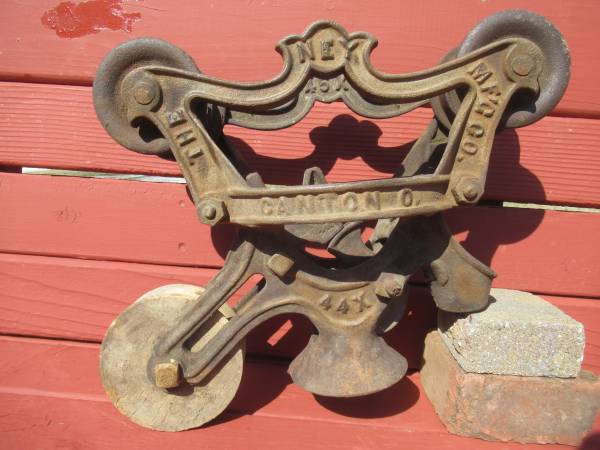 1887 NEY Hay Carrier Barn Trolley including Pulley 1