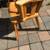 1950's Brandt Ranch Oak southwestern arm chair w/ embossed leather A10 6 thumbnail
