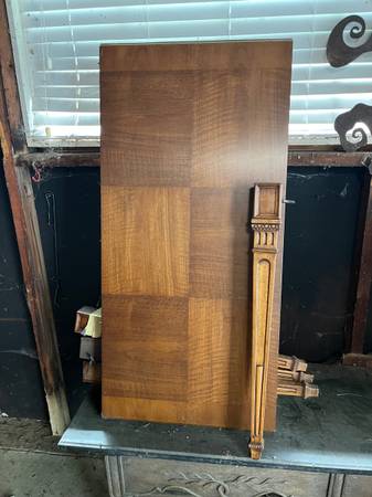 Antique wood table 1