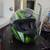 Fulmer M1 Modus Flip-front Helmet in trident Green and Silver 2 thumbnail