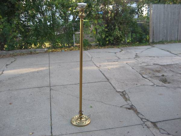 Solid Brass Floor Lamp by Sunset Lamp Company 1