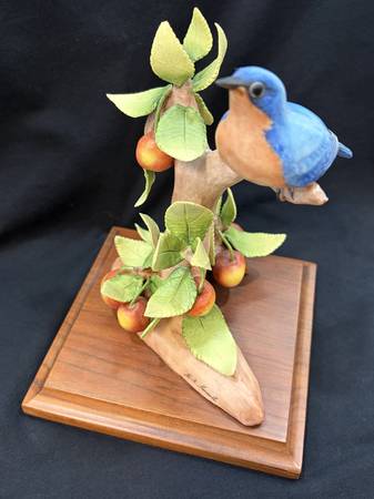 Marcel E. Moussalli – Pocelain –  Eastern Blue Bird 1