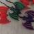 Fall - Lighted Bats - 2 string lot - Blow Mold Purple Orange Green 3 thumbnail