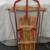 Vintage Antique Wood Champion Metal Rail Sled Wood 48" 3 thumbnail