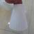 Bathroom Vanity Light Fixtures Frosted White Striped Glass Shade 2 thumbnail