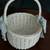 Nice White Wicker Basket 2 thumbnail