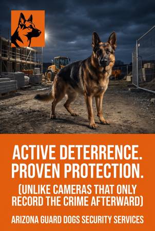 Construction Site Security – Guard Dog & Security Services Arizona 1