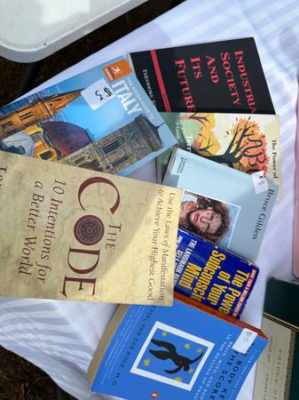 Misc books like new spiritual self help travel Ted k 1