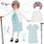 Like new Kid Girl Sz Large 8-10 Old Lady Halloween Costume for Kids 1 thumbnail