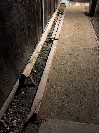 Long 2x4 wood pieces for forms 1