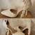 New White Pearl Clutch & White Leather Lace & Pearl Heels 3 thumbnail