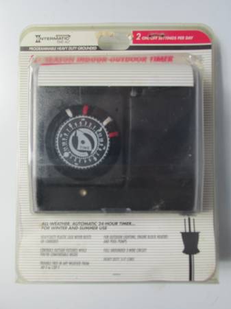 New, Intermatic Indoor/Outdoor Timer Model HB11RC 1