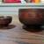 Antique Russian Wooden Bowls Set of 2 3 thumbnail