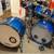 Stubblefield 26x16 Blue Sparkle Lacquer Maple Bass Drum 2023-forTrade 1 thumbnail