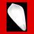 LEAF FORM WHITE CERAMIC ASHTRAY 22 10 thumbnail