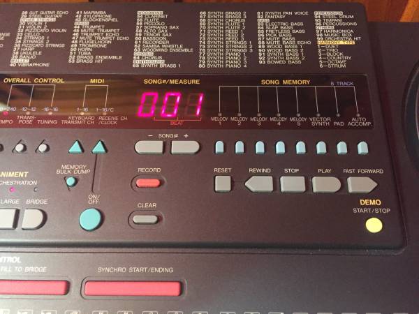 Yamaha PSS-790 Keyboard/Synthesizer - musical instruments - by