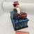 MECHANICAL CAST IRON COIN BANK FISHING THEME VINTAGE 4 thumbnail