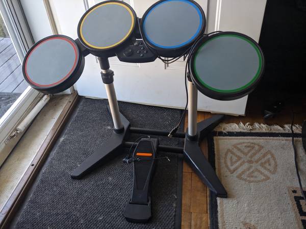 PS2 PS3 Rock Band Drum Set wired USB playstation drums 1