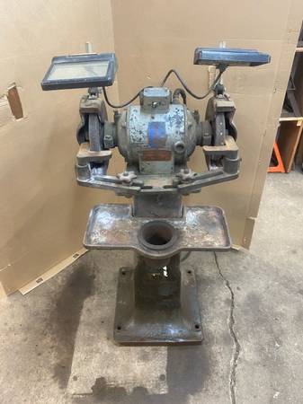 Pedestal bench grinder 8” 1