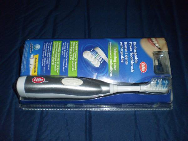 Life Rechargeable Power Toothbrush, NEW 1
