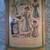 Victorian Godey Antique Fashion waste basket * Laminated  wood 1 thumbnail