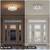 Crystal Flush Mount Ceiling Light - Small Chandelier 12" Modern Led Ceiling Ligh 6 thumbnail
