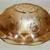 Jeannette Carnival glass Marigold Iridescent Ruffled Bowl 9 thumbnail