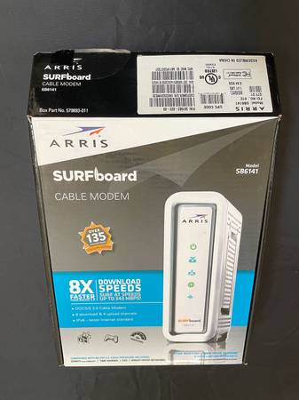ARRIS SURFboard SB6141 Cable Modem - Brand New (Open Box) 1