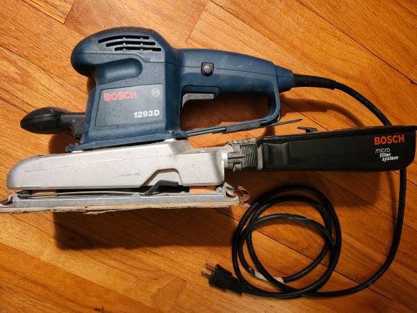 BOSCH 1293D 1/2 Sheet Finishing Sander w/collection 1