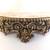 Vintage Wall Mounted Shelf with Beige Stone Top & Ornate Gold Surround 1 thumbnail