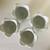 Porcelain Tulip Shaped Pedestal Bowls Cups (Set of 4)  New in Box 4 thumbnail