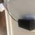 black leather L shape couch like new 10 thumbnail