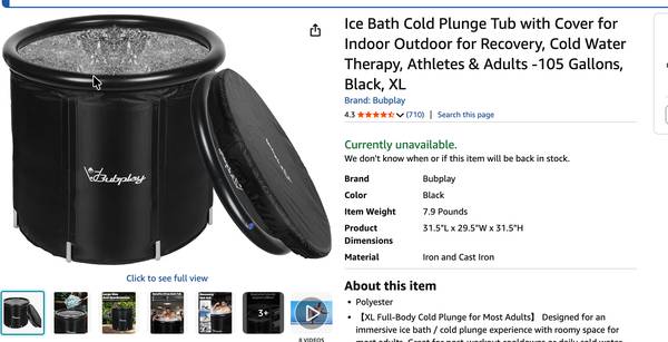Portable Ice Bath 1