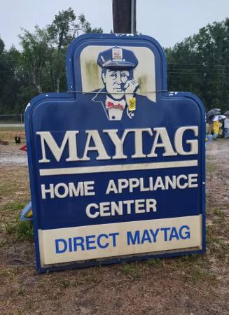 Maytag sign 1