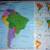 Nystrom Maps, Complete World Maps & Continent 52"x65" Markable! Used. 2 thumbnail