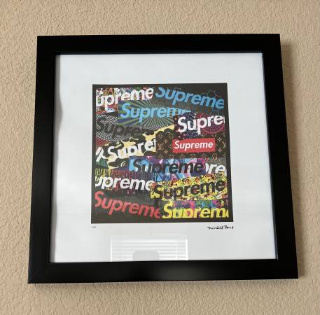 SUPREME Collage Fairchild Paris Framed Art Print 1