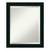 Nero Black Wood 19"x23" Contemporary Mirror -BRAND NEW- 1 thumbnail