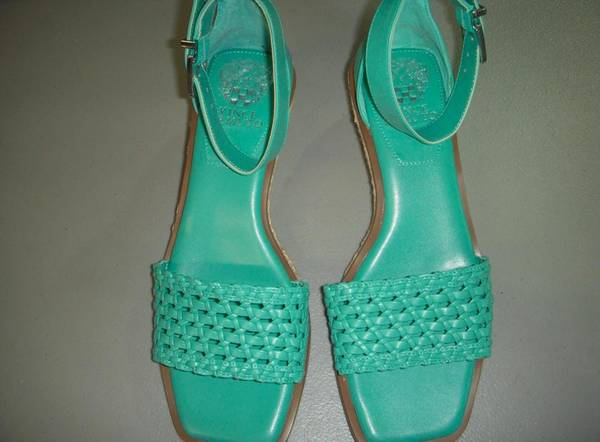 Vince Camuto Adjustable Espadrille Wedge Sandals Bretandi Ocean 1