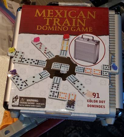 Mexican Train Domino game 1