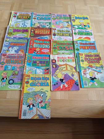 17 vintage RICHIE COMICS 1