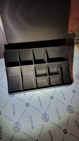 Mind Reader 11-Compartment Coffee Condiment Organizer — Black, Cup & C 1
