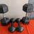 York dumbbell set and 2-15lb dumbbells 2 thumbnail