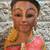 Vintage Thai Dolls Hand-Carved Solid Wood Standing Dolls 3' 4"Tall 6 thumbnail