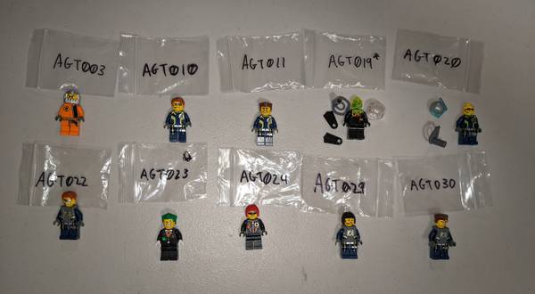 Lego mini figures - Agents 1