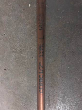Copper Pipe 7.5 feet 1/2" L 1