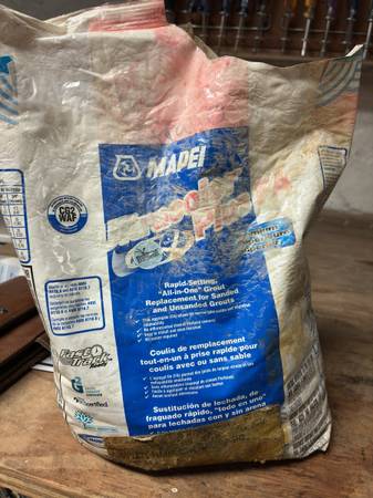 Rapid setting grout 1